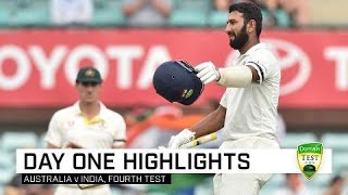 Pujara century puts India in box seat  Fourth Domain Test [upl. by Seto]