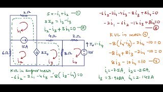 Mesh and Supermesh Analysis [upl. by Aiki]