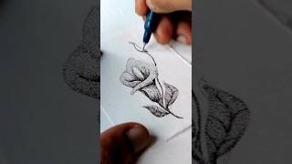 how to do pointillism art art youtubeshorts video shorts viral pointillism stippling artist [upl. by Atteugram877]