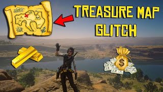 SOLO TREASURE MAPGOLD GLITCH IN RED DEAD ONLINE RED DEAD REDEMPTION 2 [upl. by Rawde54]