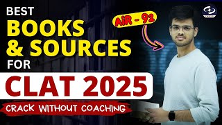 Best books for clat preparation 2025  Books for CLAT  clat books amp sources  Abhyuday Pandey [upl. by Ettenim210]