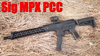 Sig MPX Gen 3 PCC First Shots [upl. by Pheni381]