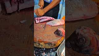 Fish cutting skills viralvideo seafood fishfry fish shots food trending new seafish big [upl. by Luiza]