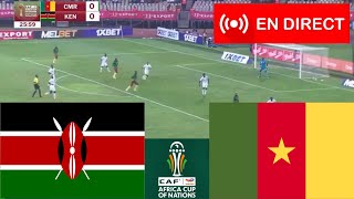 🔴EN DIRECT Kenya vs Cameroun  Éliminatoires de Coupe dAfrique des Nations 2026  Match complet [upl. by Ange759]