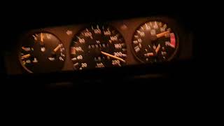 122 HP Mercedes Benz W201 190E 20 1993 TopSpeed 0100 0200 [upl. by Nwahsad]