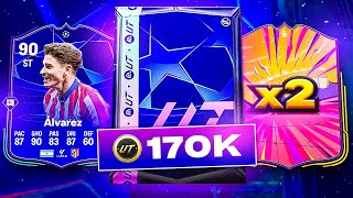 I PACKED 2 HEROES 😱 12x CRAZY 170k PREMIUM RTTK PACKS FC25 [upl. by Cassi950]