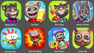 Runner HeroesTom CampTalking Tom 2Om Nom RunSubwuayTom RunTom Fly RunScary AnaTalking Cat [upl. by Annohsal]