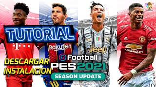 descargar PES 2021 juego base PARA PC TUTORIAL [upl. by Goren]