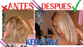 COMO HACER UNA KERATINA PASO A PASO keratina keratin hairstyle viralvideo tutorial cabello [upl. by Sheline]