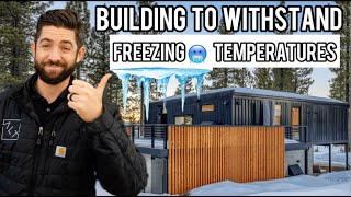 How to Build a Shipping Container Home for COLD Climates 🥶 [upl. by Fuchs]