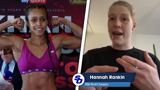 TASHA JONAS NEW OPPONENT A HARDER FIGHT Ill unify vs winner  HANNAH RANKIN [upl. by Ziagos]