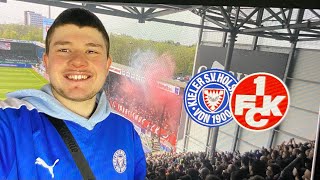 Holstein Kiel vs Kaiserslautern STADIONVLOG 🔥 KRAHL ON FIRE 🧯 [upl. by Jarrad]