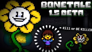 Flowey campaign walkthrough levels 1  8  Флауи прохождение уровней 1  8  Bonetale beta 15 [upl. by Esetal711]