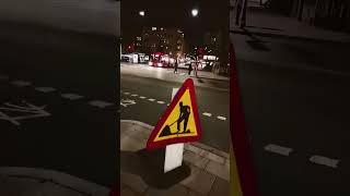 Stockholm Odenplan bynight darkfall stockholm2024 stockholmcity highlights vasa [upl. by Comyns719]