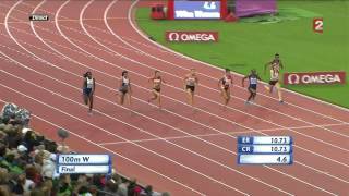 Dafne Schippers wins the Womens 100m European Athletics Championships 2014 [upl. by Ava860]