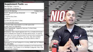 Nutrex NIOX Ultra by Nutrex Review Nitric Oxide [upl. by Arvad341]