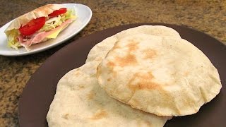 Cómo hacer Pan de Pita  Fácil y Rápido [upl. by Etteval]