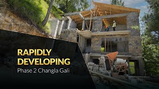 Phase 2 Changla Gali Construction Progress  Blue Pine Mountain Homes [upl. by Nairot]