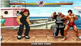 YUJIRO HANMA VS DOPPO OROCHI amp BAKI HANMA [upl. by Yllib890]