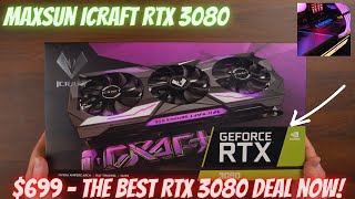 Maxsun iCraft RTX 3080  The Cheapest 3080 At Moment [upl. by Adrien]