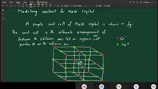 Madelung Constant for NaCl Crystal [upl. by Idnat278]