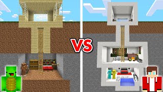 初心者 vs プロ 地下秘密基地作り対決【まいくら・マインクラフト】 [upl. by Acissj]