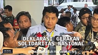 Deklarasi Gerakan Solidaritas Nasional Aksi Nyata untuk Masyarakat Pasca Pilpres [upl. by Acino]