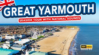 Great Yarmouth  Full tour from pier to pleasure beach [upl. by Merrielle]