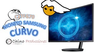 SAMSUNG C27FG70 UNBOXING  ANALISIS ESPAÑOL [upl. by Xirtaeb538]