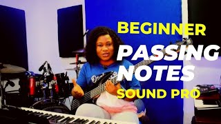 Worship passing notes for beginners so easy to get  Bass Tutorial [upl. by Kabab768]