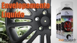 Envelopamento Líquido Automotivo como aplicar spray para envelopar roda – Connect Parts [upl. by Robbins]