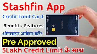 Stashfin credit card Apply Online  Stashfin credit card review  stashfin credit line card limit [upl. by Raycher360]