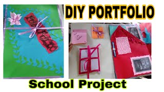 DIY STUDENT PORTFOLIO  Simple and Easy Folder Design Ideas 2021 School Project [upl. by Helas803]