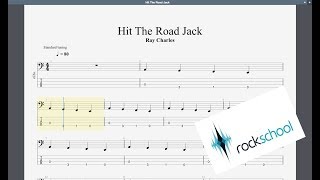 Hit the road Jack Rockschool Debut Grade Bass [upl. by Lienaj]