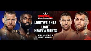 PFL 2ND Round Lightweights amp Light Heavyweights [upl. by Ahsienar195]