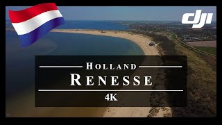 Relaxing Renesse 🇳🇱 Drone Aerial 4K  Holland Netherlands Nederland [upl. by Nyliuqcaj]