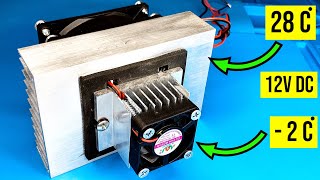 how to make peltier air conditioner peltier module [upl. by Anitsyrc]