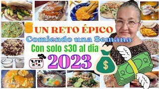 RETO UNA SEMANA COMIENDO CON 30 o 60 AL DÍA p2 en NLD Épico Qué cocinar en tiempo de CRISIS [upl. by Bertasi]