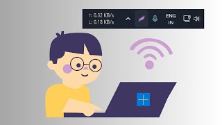 How to Get Internet Speed Meter on Windows 11 Taskbar  GeekBullet [upl. by Celeste]
