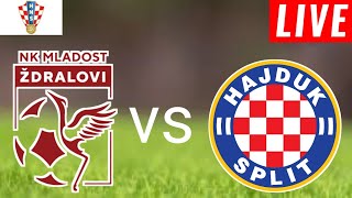 Mladost Zdralovi vs Hajduk Split Live Score l Croatian Cup 202425 l Full Match Streaming [upl. by Gillead]