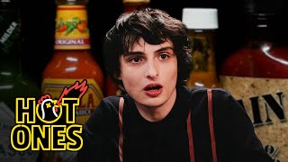 Finn Wolfhard Embraces Insanity While Eating Spicy Wings  Hot Ones [upl. by Margaux]