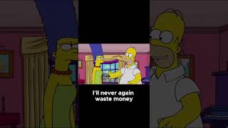 Homers Tipping Addiction Revealed simpsoncartoon funny thesimpsons [upl. by Eseerahs]