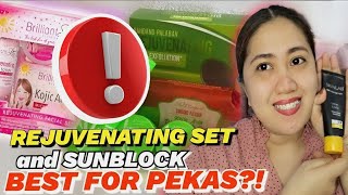 BEST REJUVENATING SET for MELASMA amp PEKAS SOLUTION grabe pinagdaanan ng mukha ko [upl. by Hime]