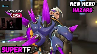 quotIM Kinda Nasty on this HEROquot SUPERTF HAZARD GAMEPLAY  Overwatch 2 Season 13 new hero [upl. by Caves]