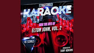 The Last Song Karaoke Version Originally Performed By Elton John [upl. by Etteuqaj]