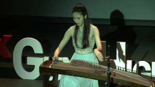 Chinese Zither Performance  Lily Liu  TEDxGunnHighSchool [upl. by Amoreta]