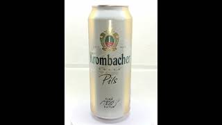 Empty Beer Can KROMBACHER 500 ml Germany 2018 Top Open [upl. by Anaeco257]