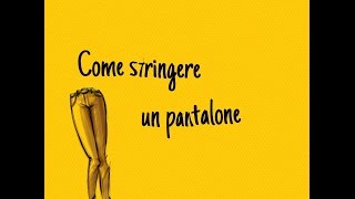 Come stringere un pantalone [upl. by Helena992]