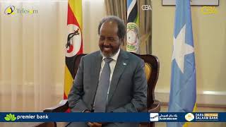 Somalia President lands in Uganda for extraordinary IGAD summit on Ethiopia Somalia tensions [upl. by Hugo]