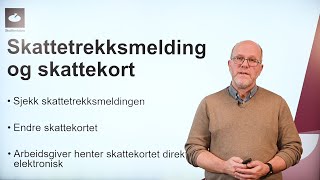 Skattetrekksmelding og skattekort [upl. by Schifra]